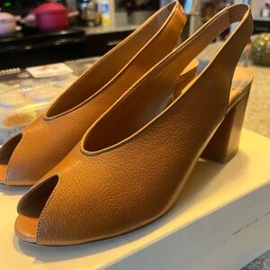 Sezane heels - Camel size 39